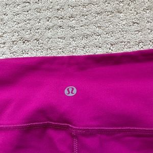 Lululemon pink leggings size 6